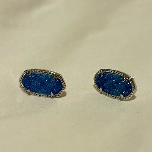 Blue sparkle Kendra Scott earrings